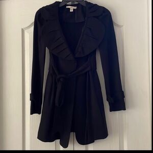 Fever Black Ruffled Jacket